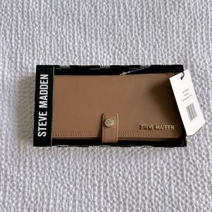 Steve Madden Ballen Foldover Wallet - True Cognac| Steve Madden|New with tag